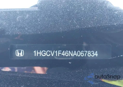 2022 Honda Accord Sport Special Edition из США, поврежденный, VIN 1HGCV1F46NA067834